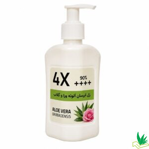 ژل آبرسان آلوئه ورا و گلاب